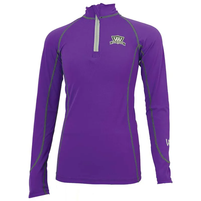 Woof Wear Young Rider Pro Performance Shirt in Ultra Violet