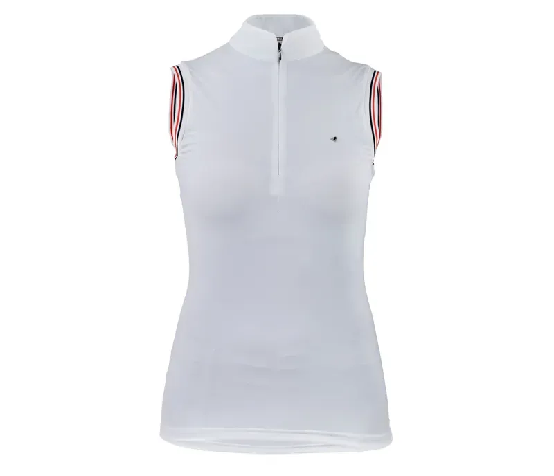 Aubrion Arcaster Sleeveless Show Shirt in White