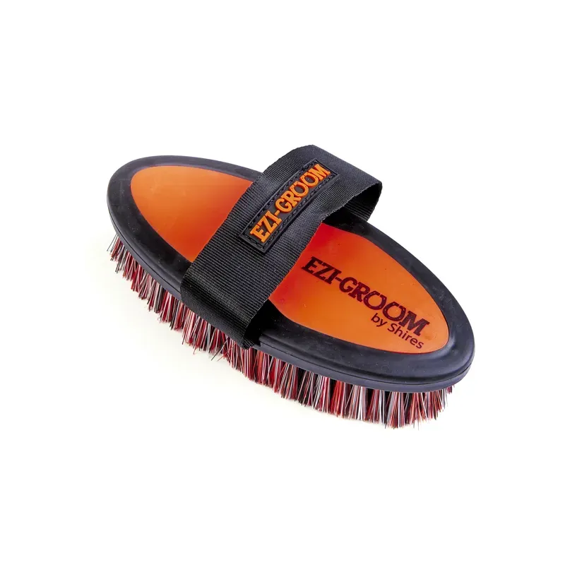 Ezi-Groom Small Grip Body Brush in Orange
