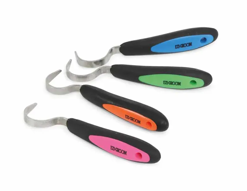 Ezi-Groom Grip Hoof Pick in Black