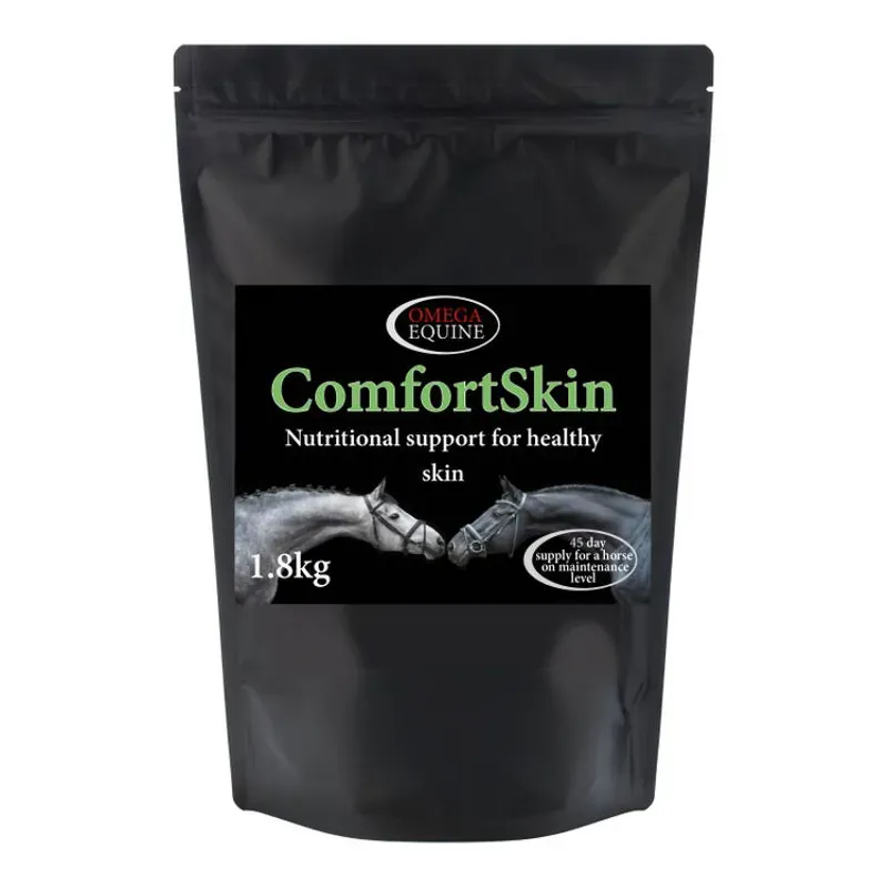 Omega Equine 1.8kg ComfortSkin in Black
