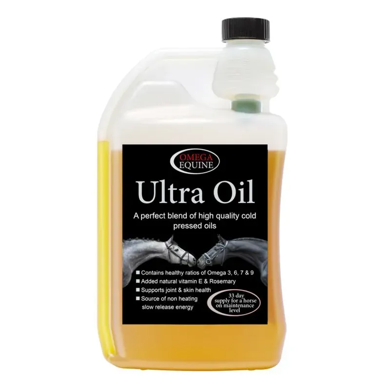 Omega Equine Ultra Oil in Yellow