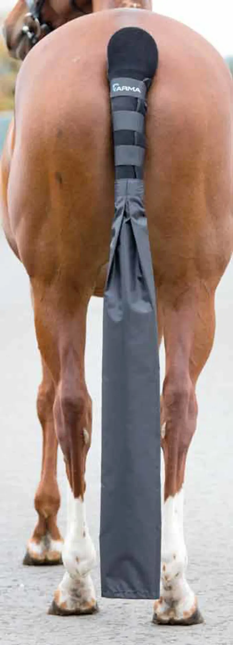 Shires ARMA Tail Guard With Detachable Tail Bag BLACK one size