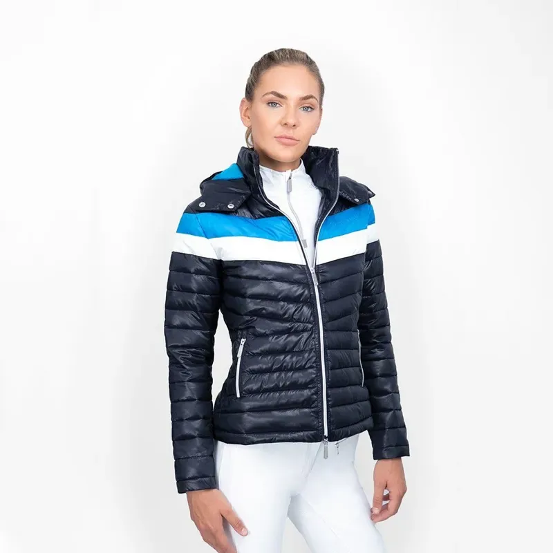 Coldstream Southdean Quilted Jacket in Navy/White/Blue-1