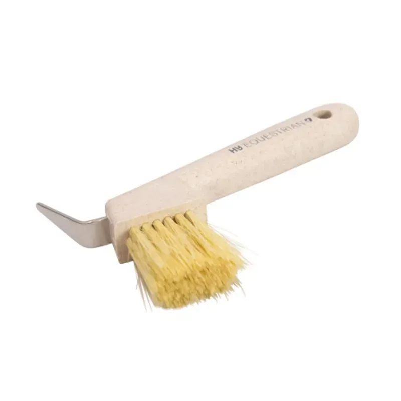 Hy Equestrian ProGroom Recycled Hoof Pick in Beige