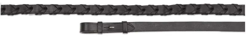 Aviemore Lace Leather Reins in Black