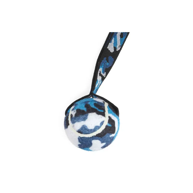 Ancol 28cm 6 Pack Tennis Ball With Strap in Blue