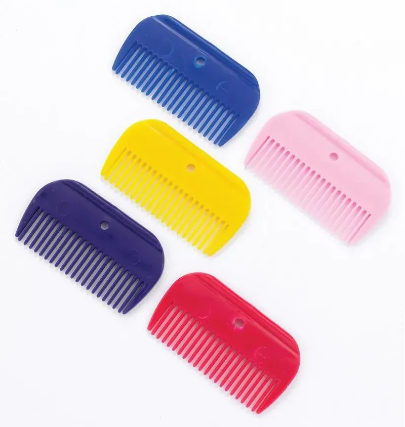 Lincoln Horse Care Accessories Plastic Mane Comb in Blue