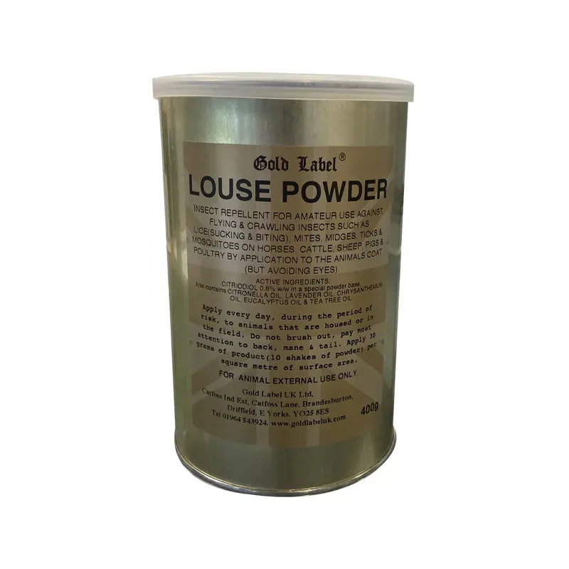 Gold Label 400g Louse Powder in Gold