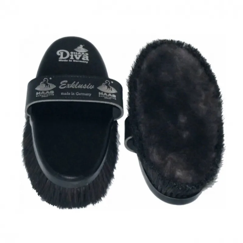 Haas 200 x 85mm Diva Exklusiv Brush in Black