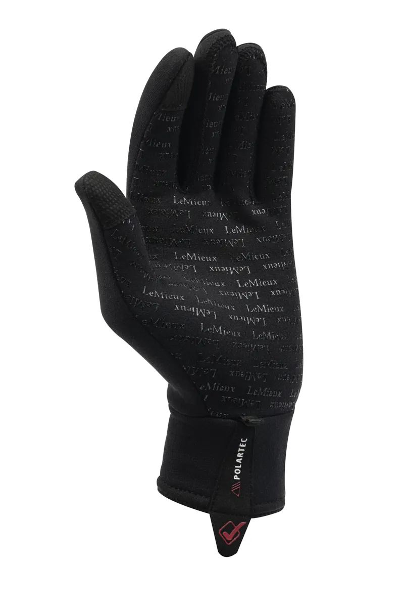 LeMieux Polartec Glove Black-5