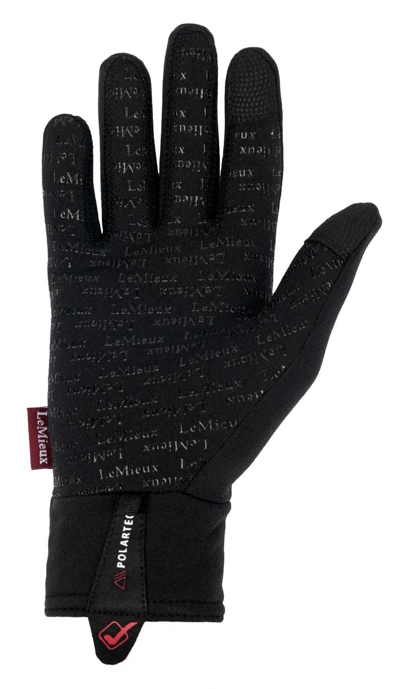 LeMieux Polartec Glove Black-4