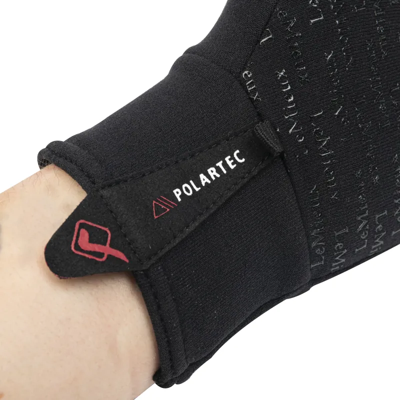 LeMieux Polartec Glove Black-3
