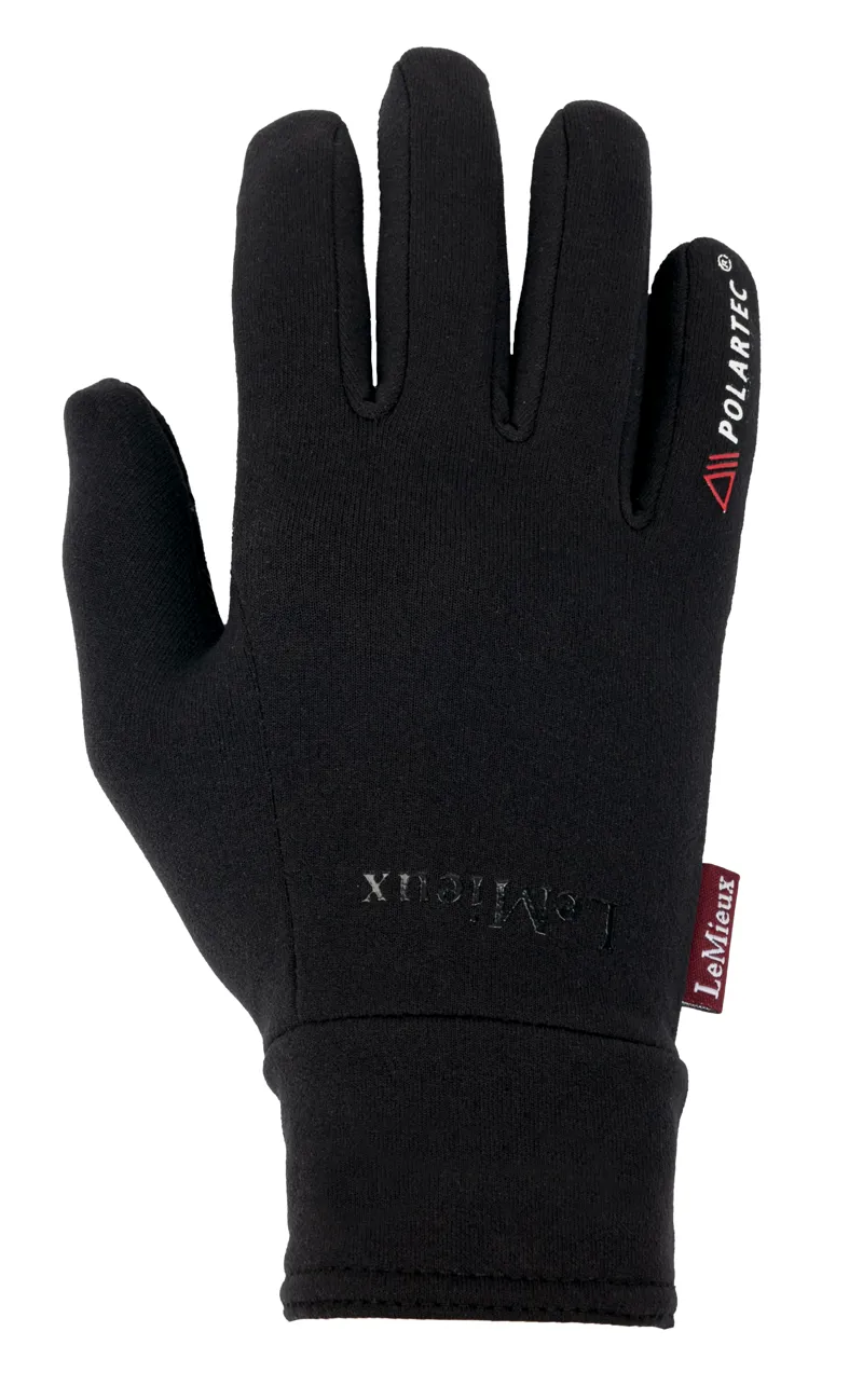 LeMieux Polartec Glove Black-1