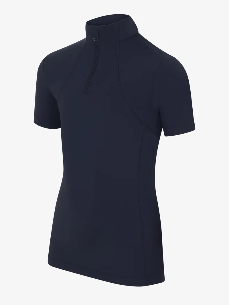 LeMieux Young Rider Short Sleeve Base Layer in Indigo-1