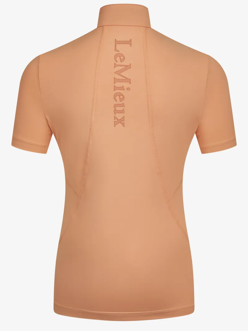 LeMieux Young Rider Short Sleeve Base Layer in Sherbet-2
