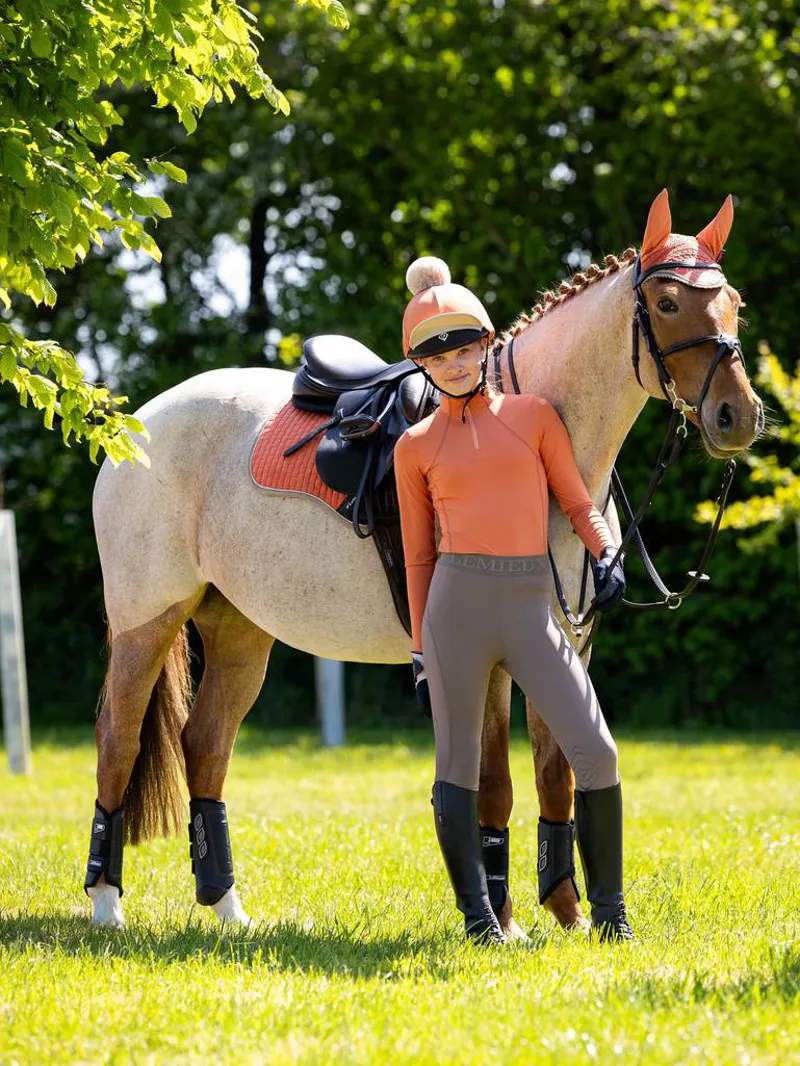 LeMieux Young Rider Base Layer in Apricot-4