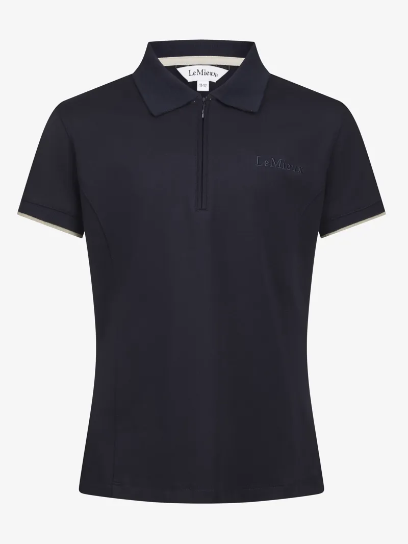 LeMieux Young Rider Polo Shirt in Navy