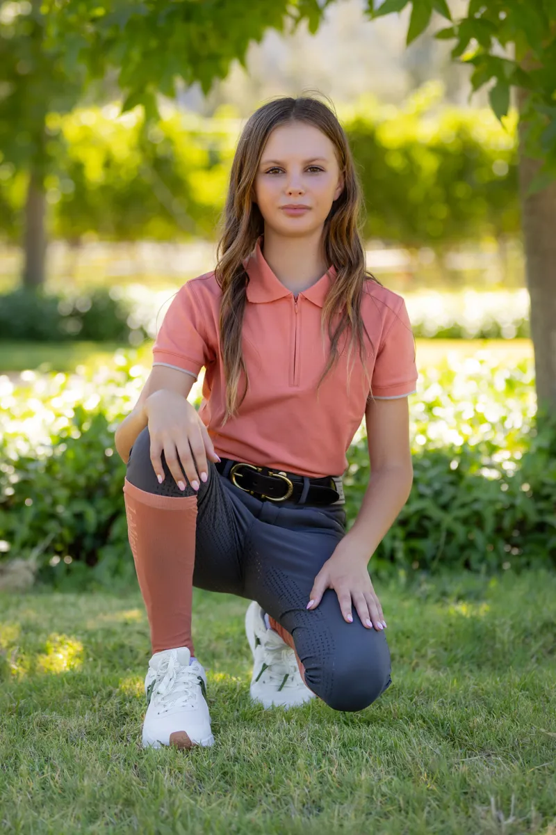 LeMieux Young Rider Polo Shirt in Apricot