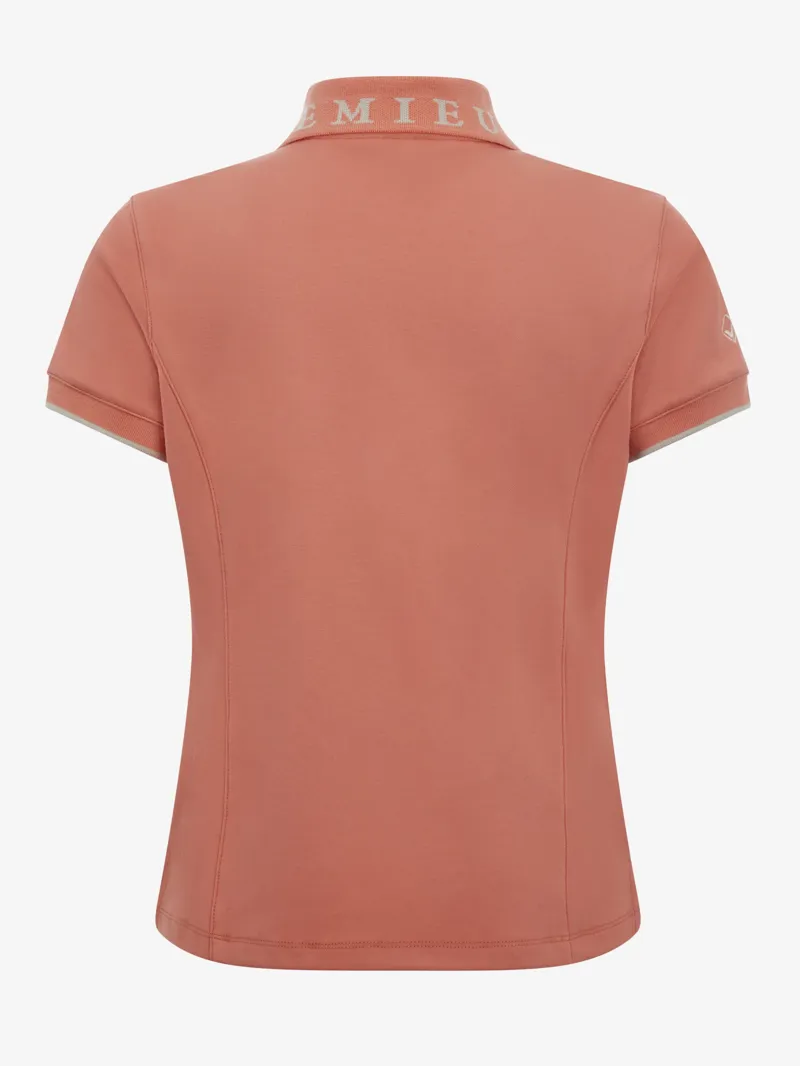 LeMieux Young Rider Polo Shirt in Apricot-1