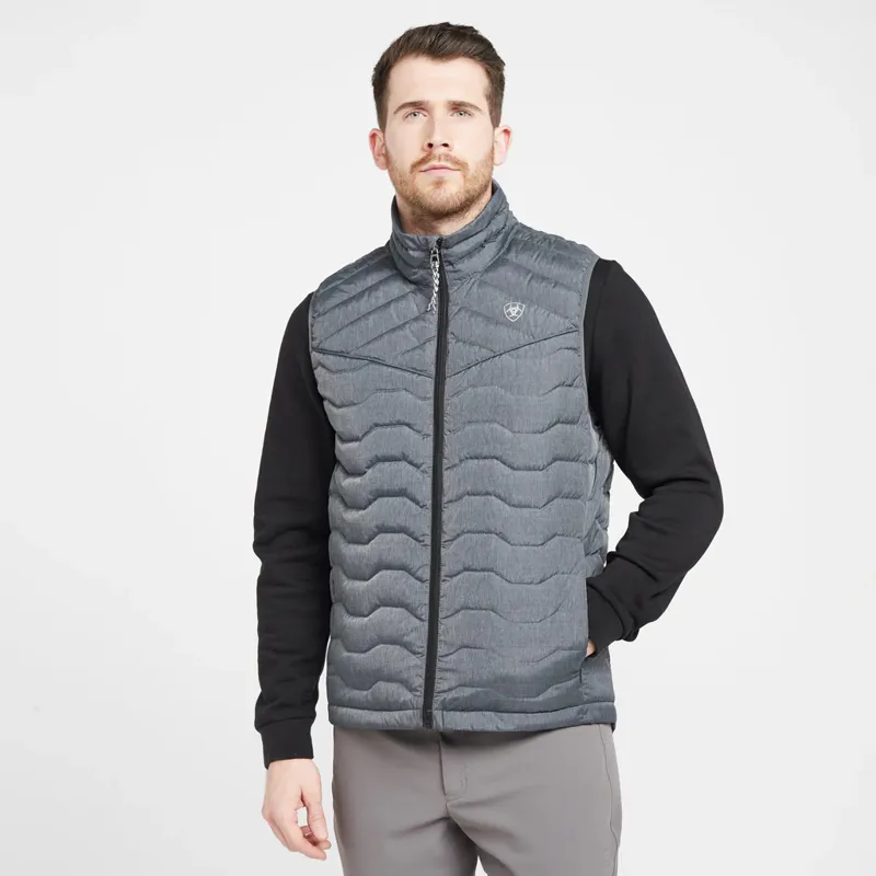 Ariat - Men Ideal Down Gilet Charcoal Heather-2