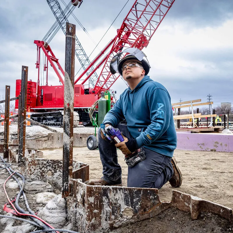 Ariat - Rebar Graphic Hoodie Stargazer / Larkspur-4