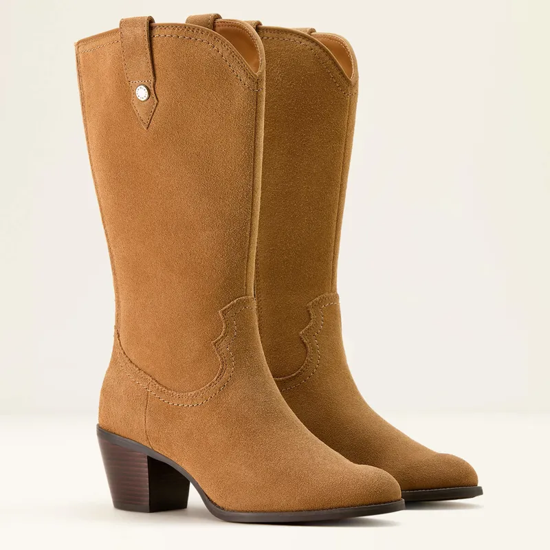 Ariat - Addison Boot Caramel Suede-6