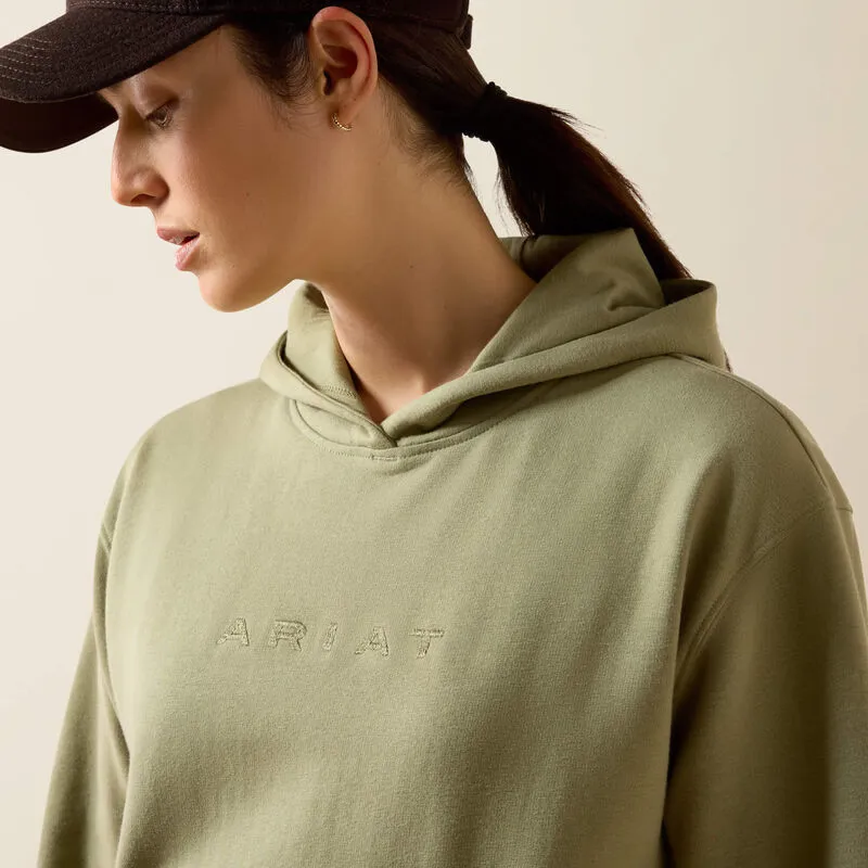 Ariat - Martine Hood Sweatshirt oil green-1