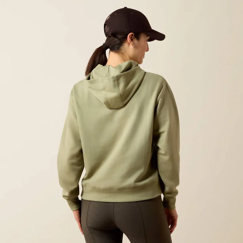 Ariat - Martine Hood Sweatshirt oil green-3