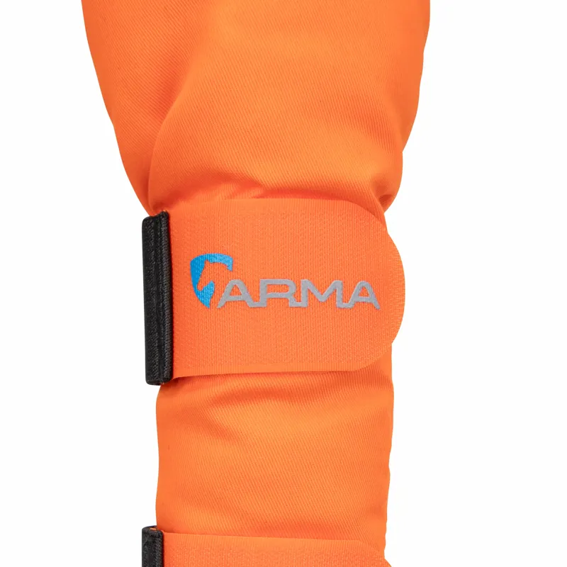 Shires Arma One Size Padded Tail Guard In Orange-3