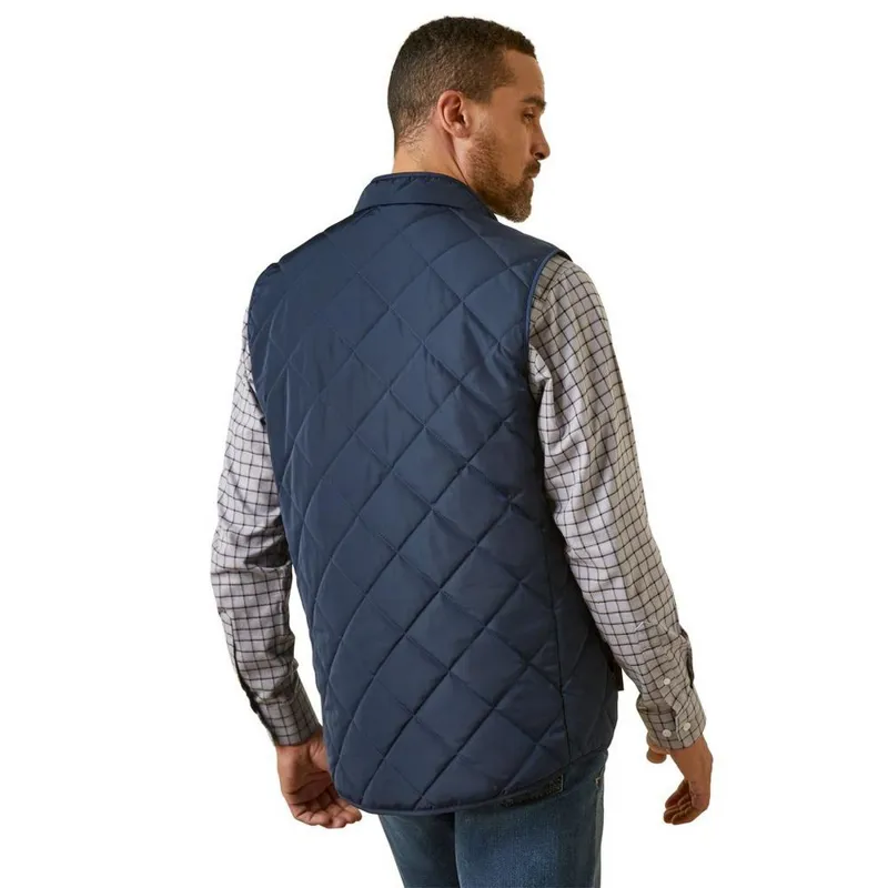 Ariat - Men's Woodside Vest Navy-3