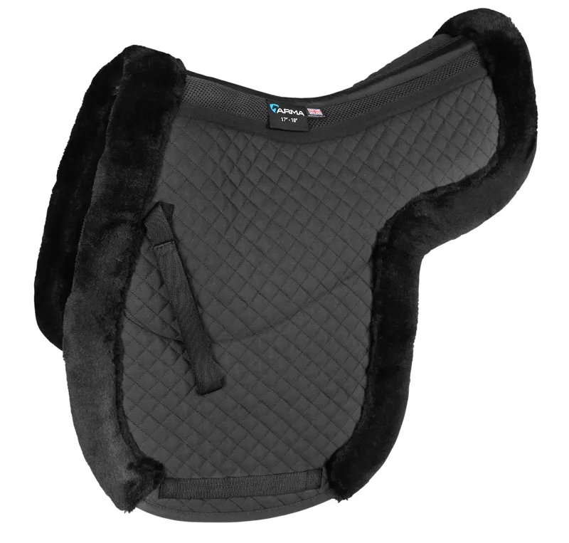 Arma - Fully Lined Numnah Black