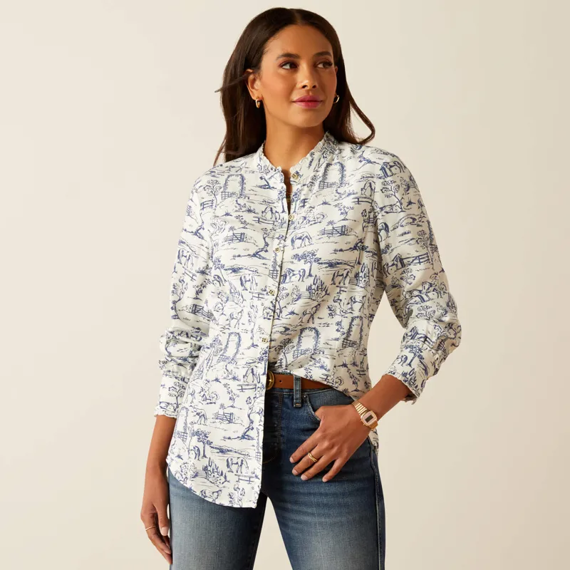 Ariat - Clarion Blouse Toile Scence Print