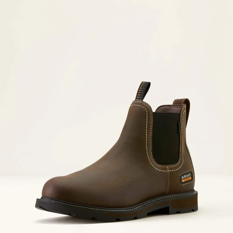 Ariat - Groundbreaker Chelsea Waterproof Soft Toe Work Boot