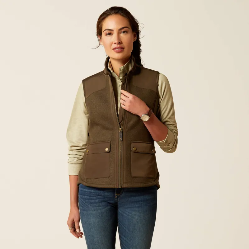 Ariat - Women's Country Millbrae  Gilet  Earth