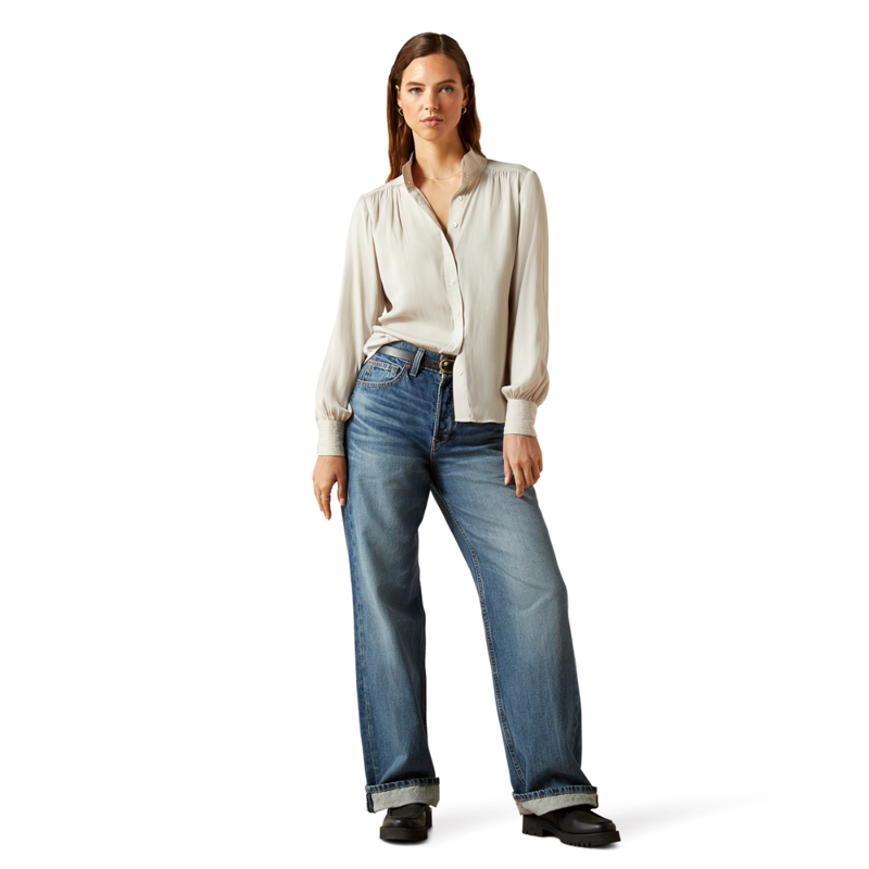 Ariat - Women's Kildwick Blouse Moonstruck-4