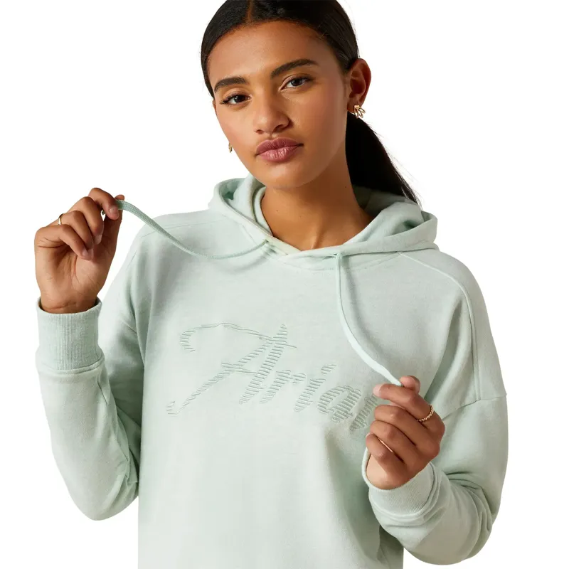 Ariat -  Woman Just Hoodie - Beach Glass Heather-4