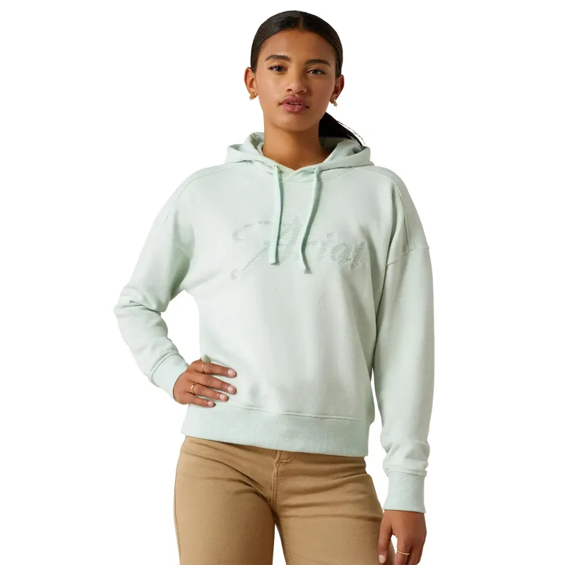 Ariat -  Woman Just Hoodie - Beach Glass Heather-6