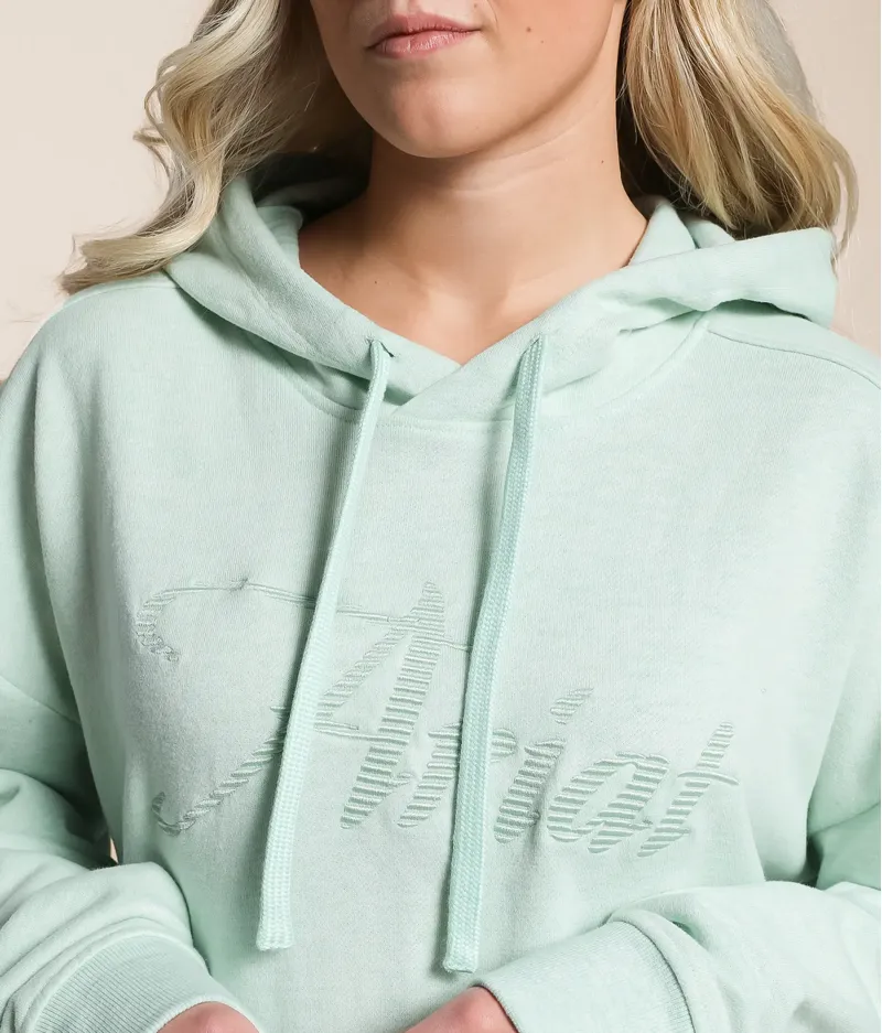 Ariat -  Woman Just Hoodie - Beach Glass Heather-1