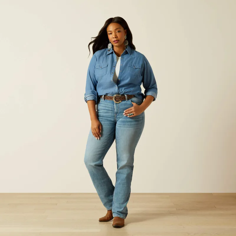 Ariat - Perfect Rise Yara Straight Leg Jeans-4