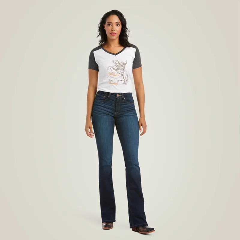Ariat - R.E.A.L. High Rise Ballary Boot Cut Jean-5
