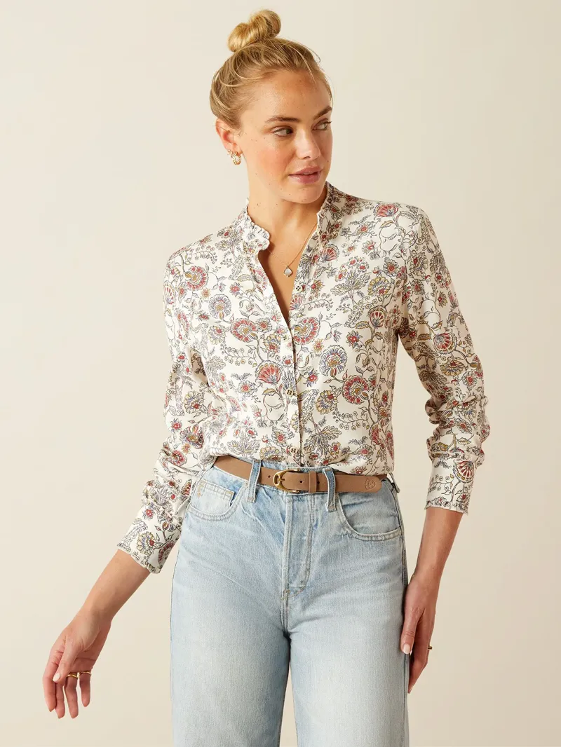 Ariat - Women's Clarion Long Sleeve Blouse Paisley Perennial