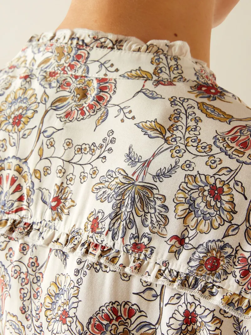 Ariat - Women's Clarion Long Sleeve Blouse Paisley Perennial-3