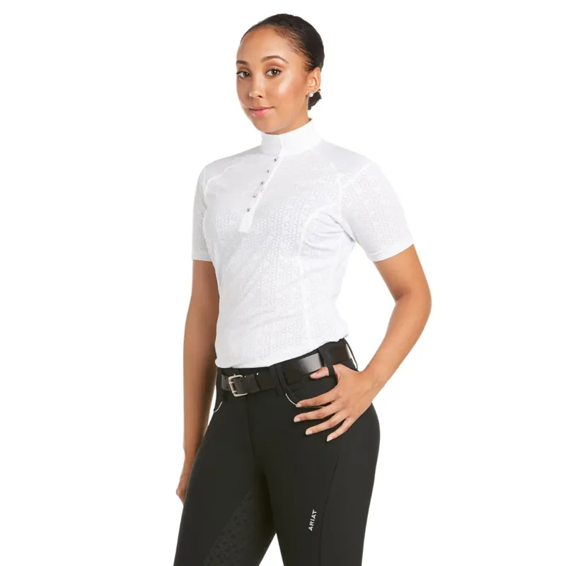 Ariat - Women's Showstopper Short Sleeved Show Shirt White