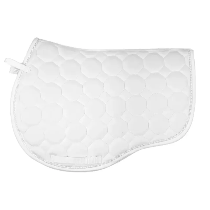 Cameo - Suede Saddlecloth GP White Large