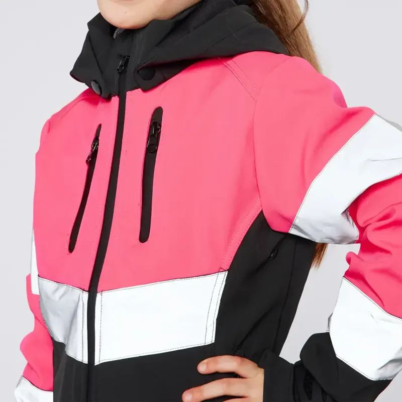 Cameo - Junior Hi Viz Jacket Pink-3
