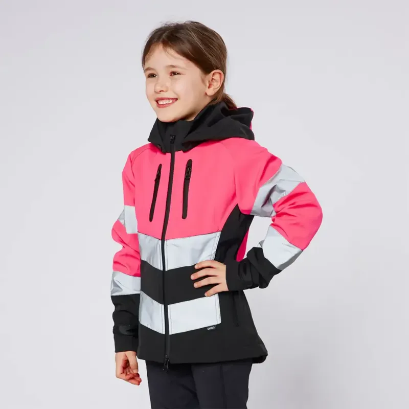Cameo - Junior Hi Viz Jacket Pink-1