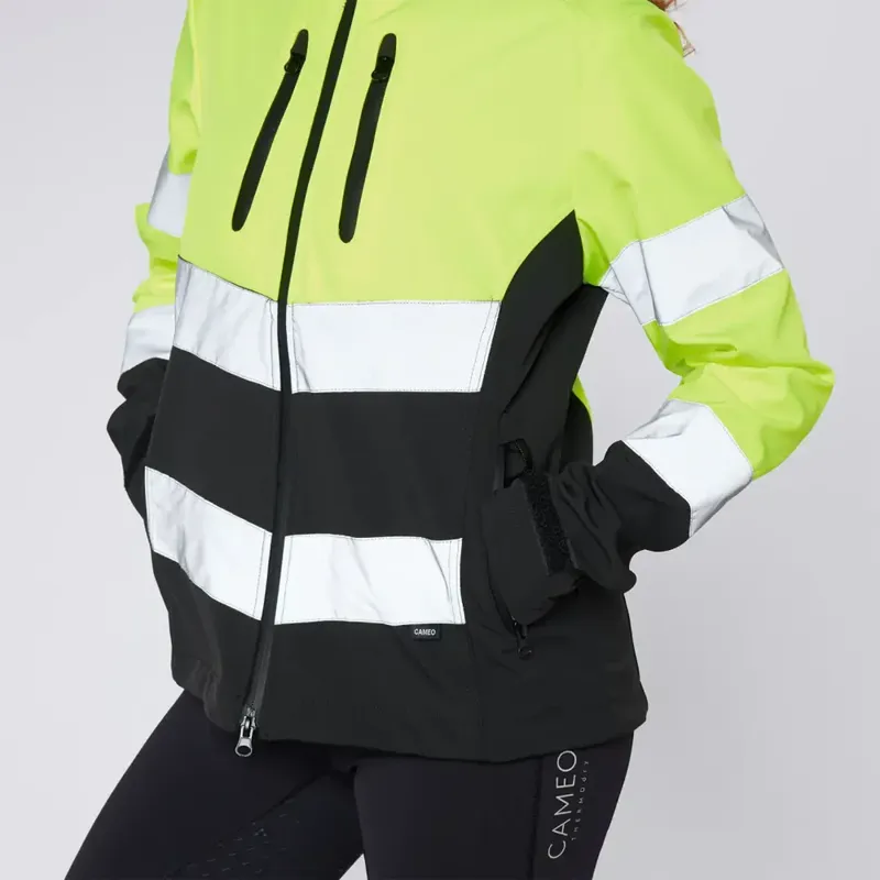 Cameo - Water Repellent Hi Viz Jacket  Yellow-2