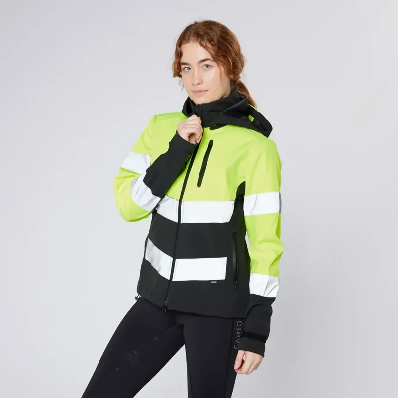 Cameo - Water Repellent Hi Viz Jacket  Yellow-3
