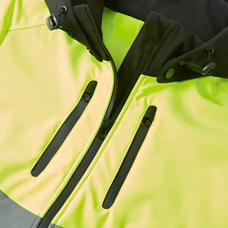 Cameo - Water Repellent Hi Viz Jacket  Yellow-5